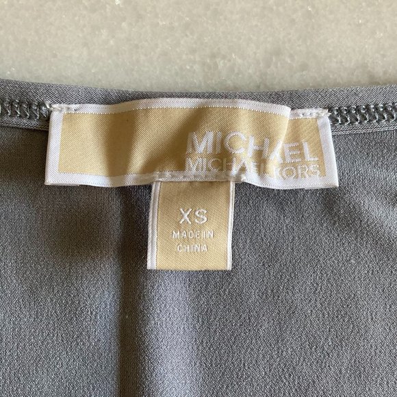 Michael Kors sequin dress, chevron silver & grey, sleeveless / tank, round neck - Picture 4 of 7
